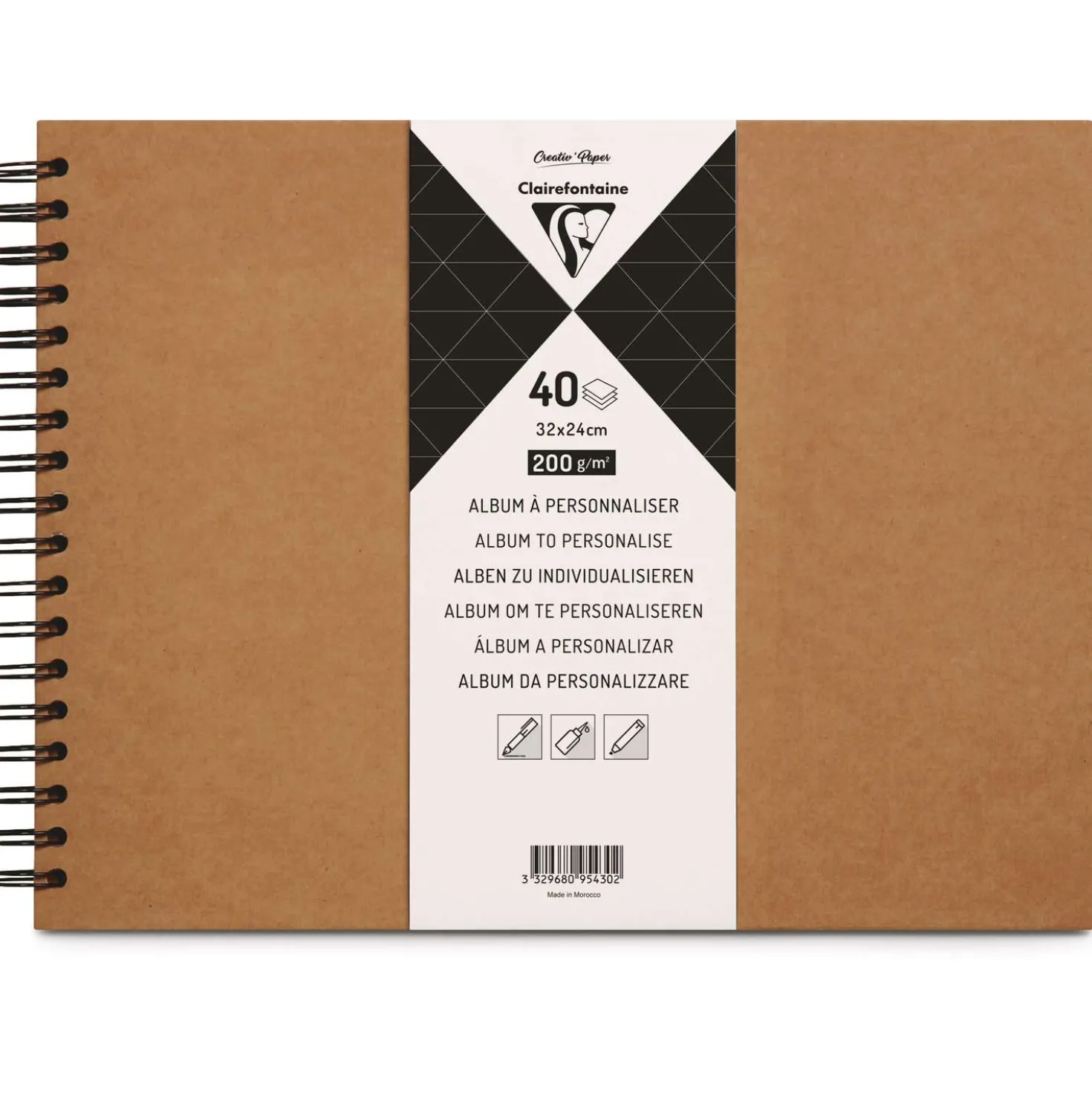 Clairefontaine Kraftpapier Skizzenbuch