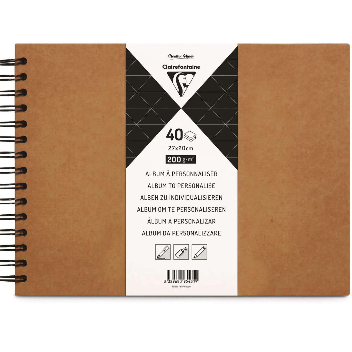 Clairefontaine Kraftpapier Skizzenbuch