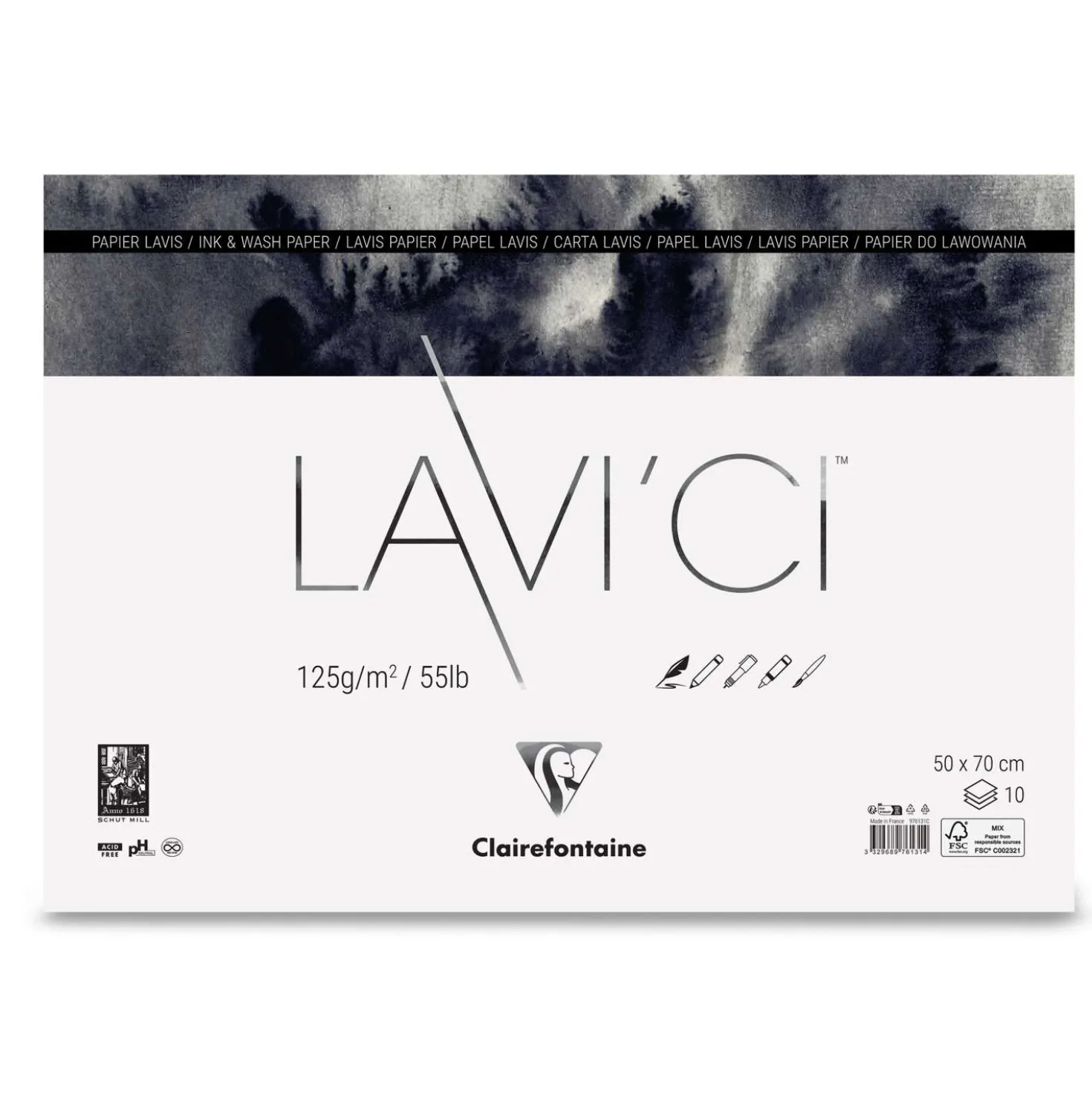 Clairefontaine LAVI'Ci Lavis Zeichenpapier