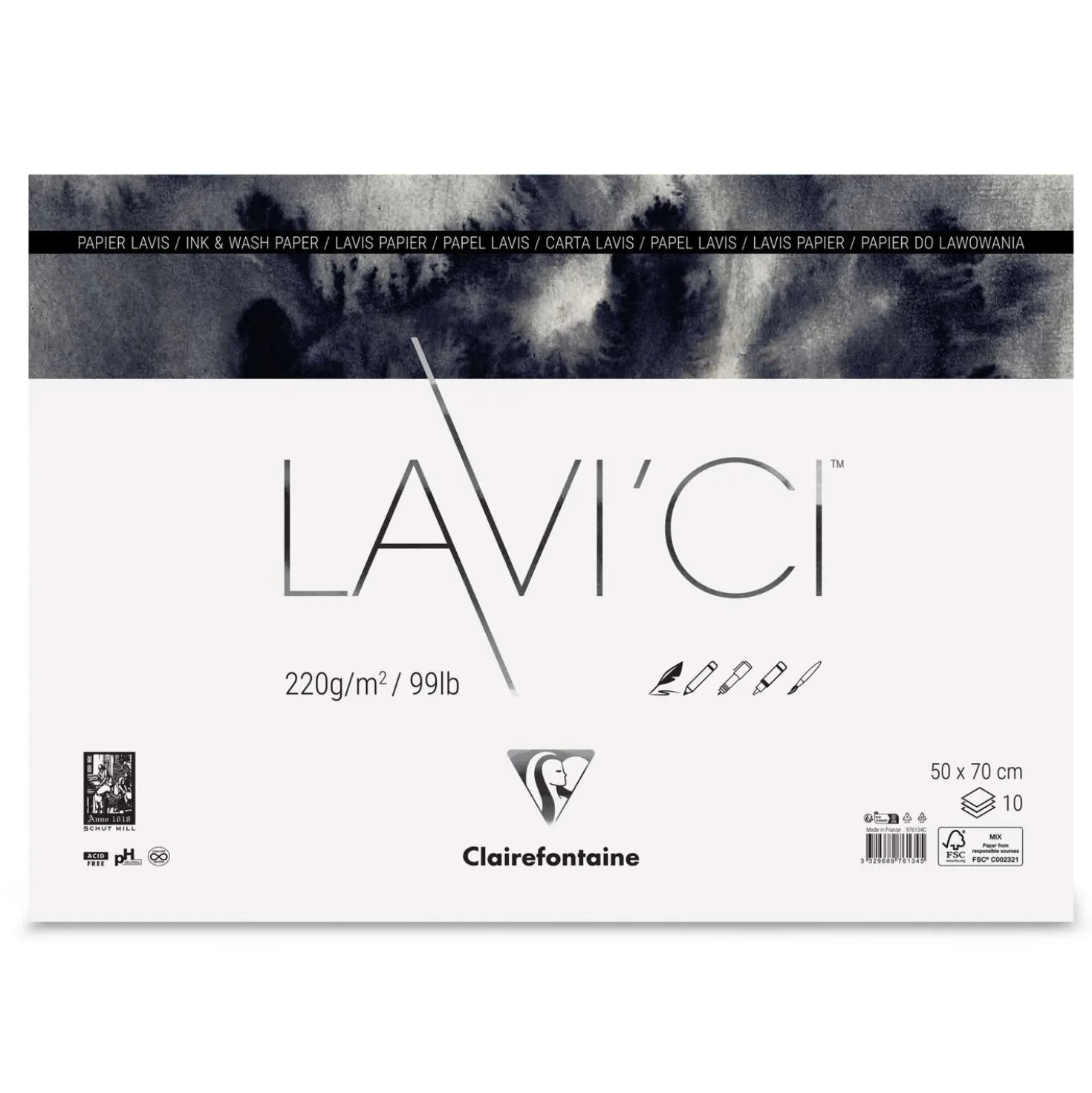 Clairefontaine LAVI'Ci Lavis Zeichenpapier