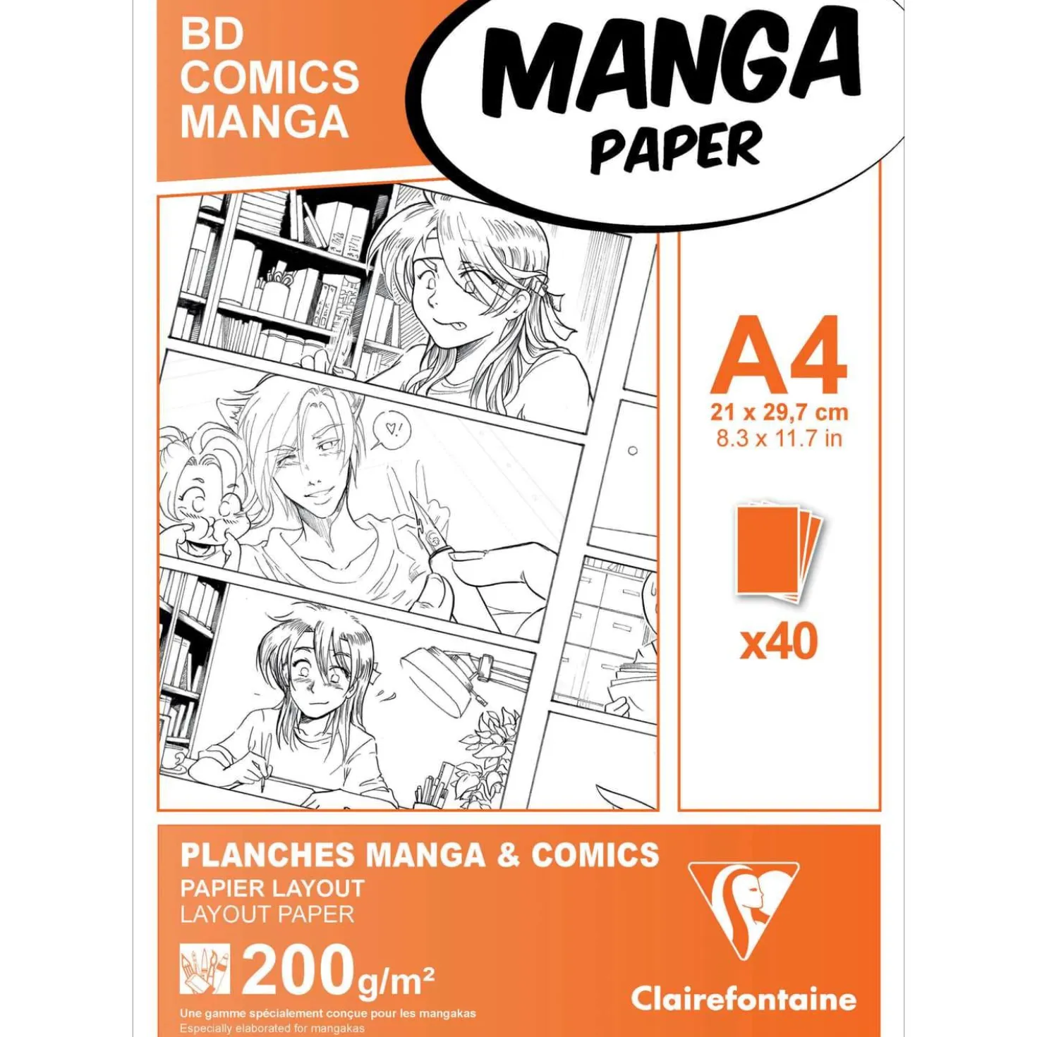 Clairefontaine Manga-Papier