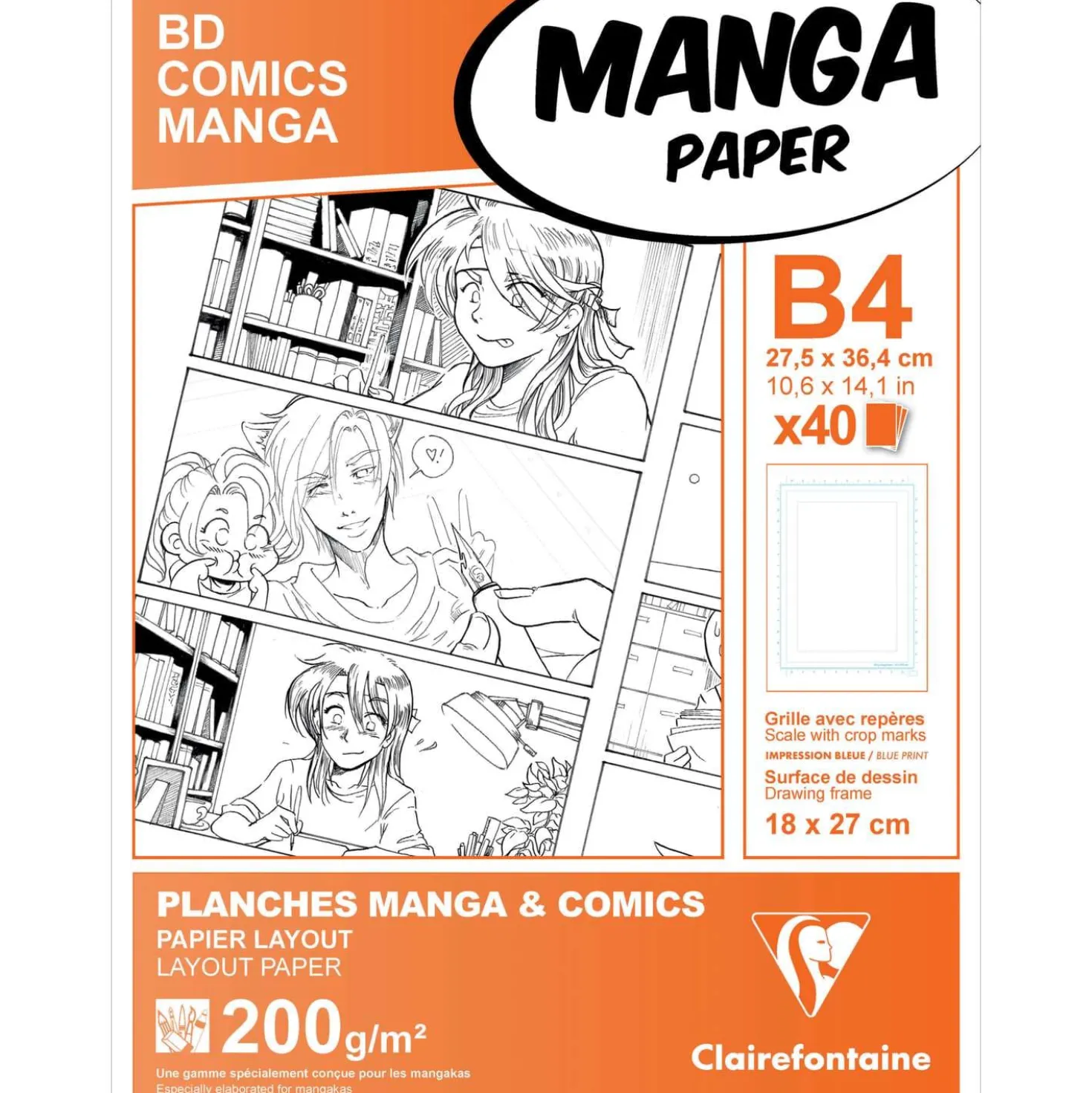 Clairefontaine Manga-Papier