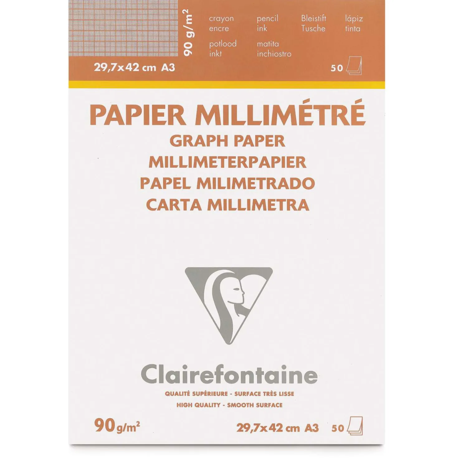 Clairefontaine Millimeterpapier-Block