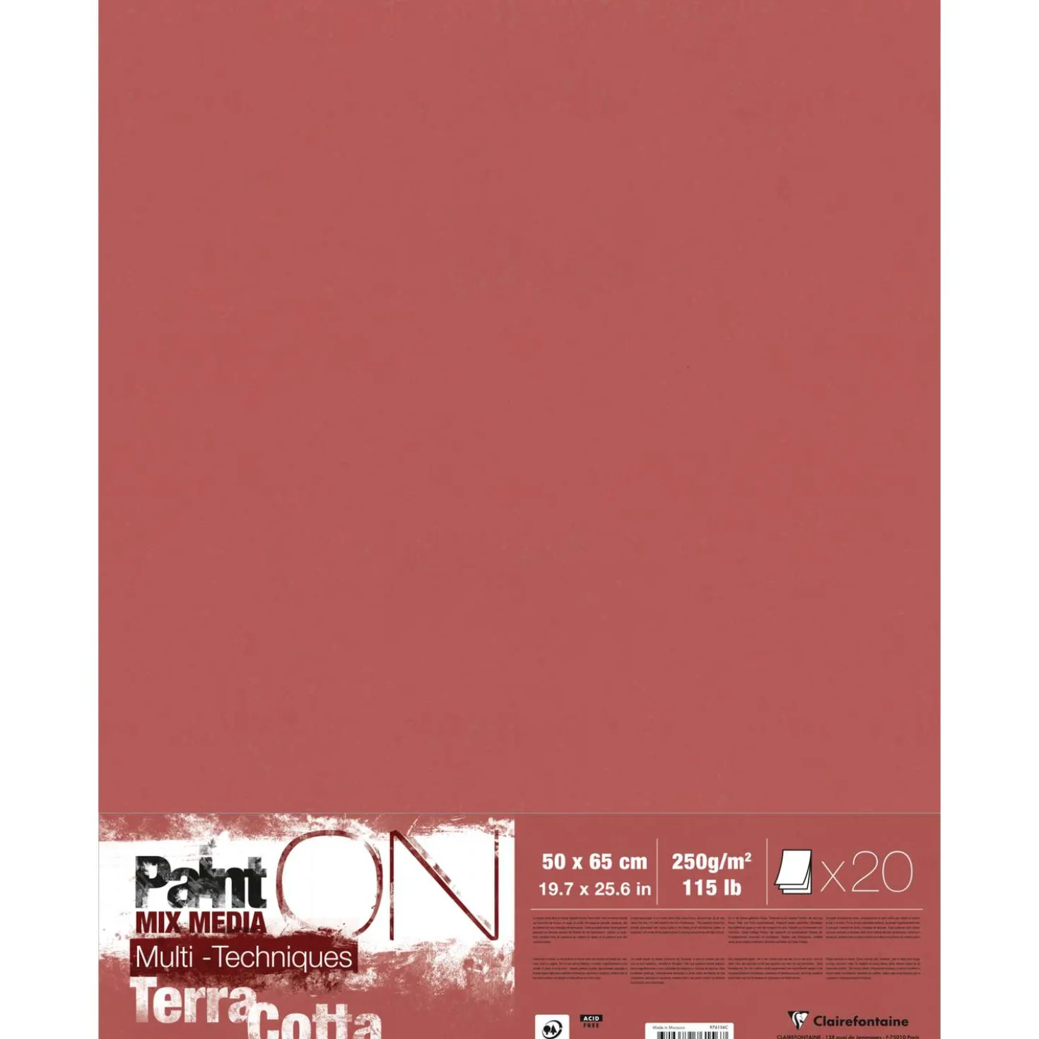 Clairefontaine Paint ON Terrakotta