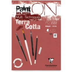 Clairefontaine Paint ON Terrakotta