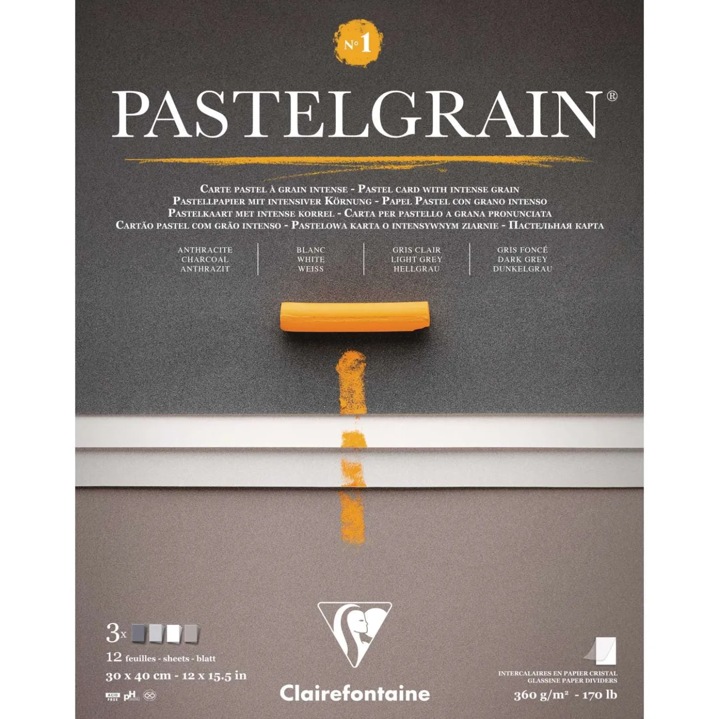 Clairefontaine PASTELGRAIN® Pastellblock