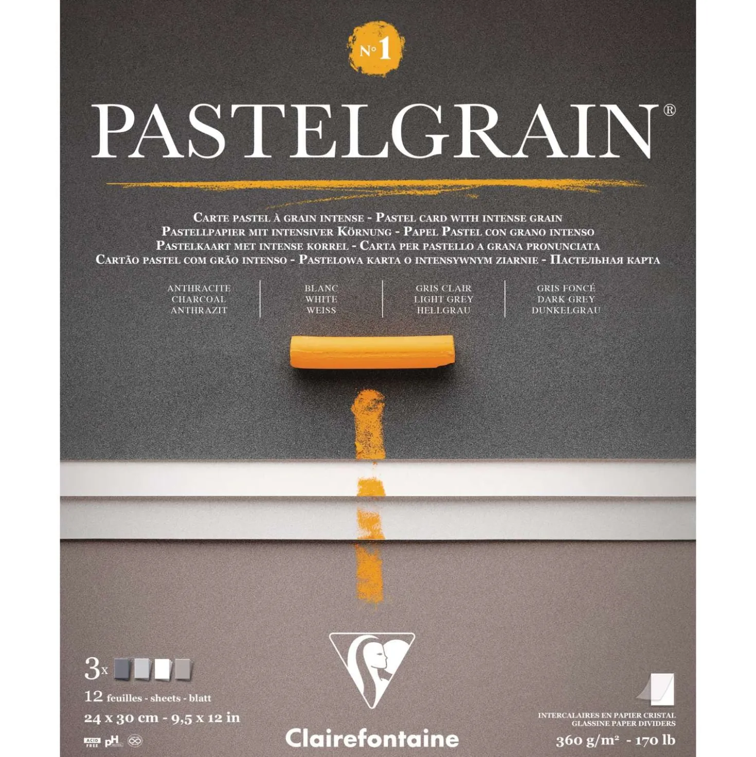 Clairefontaine PASTELGRAIN® Pastellblock