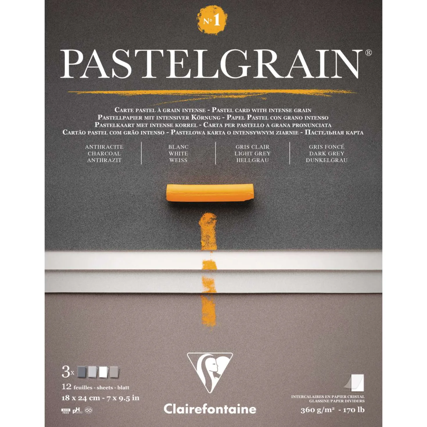 Clairefontaine PASTELGRAIN® Pastellblock