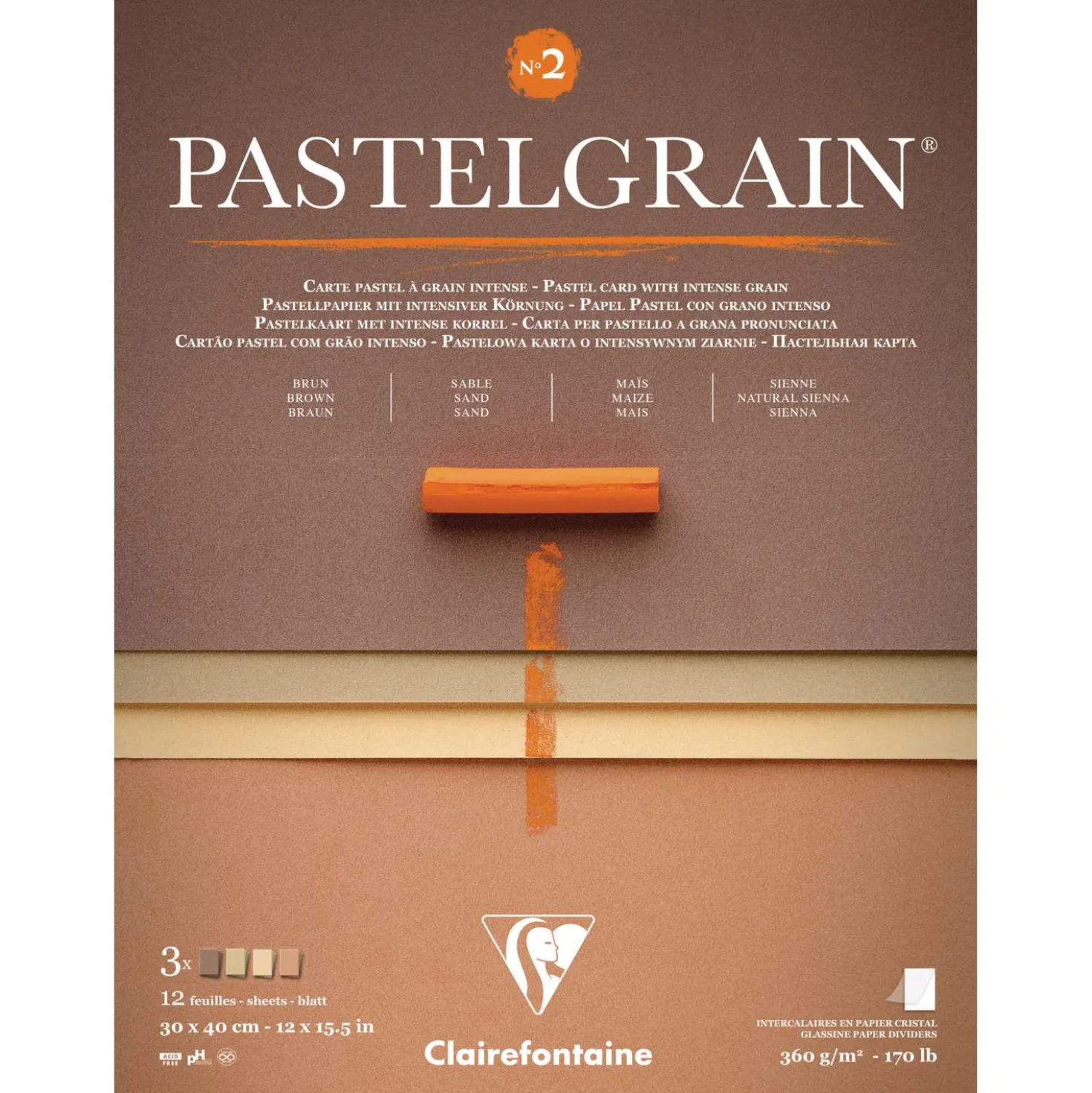 Clairefontaine PASTELGRAIN® Pastellblock