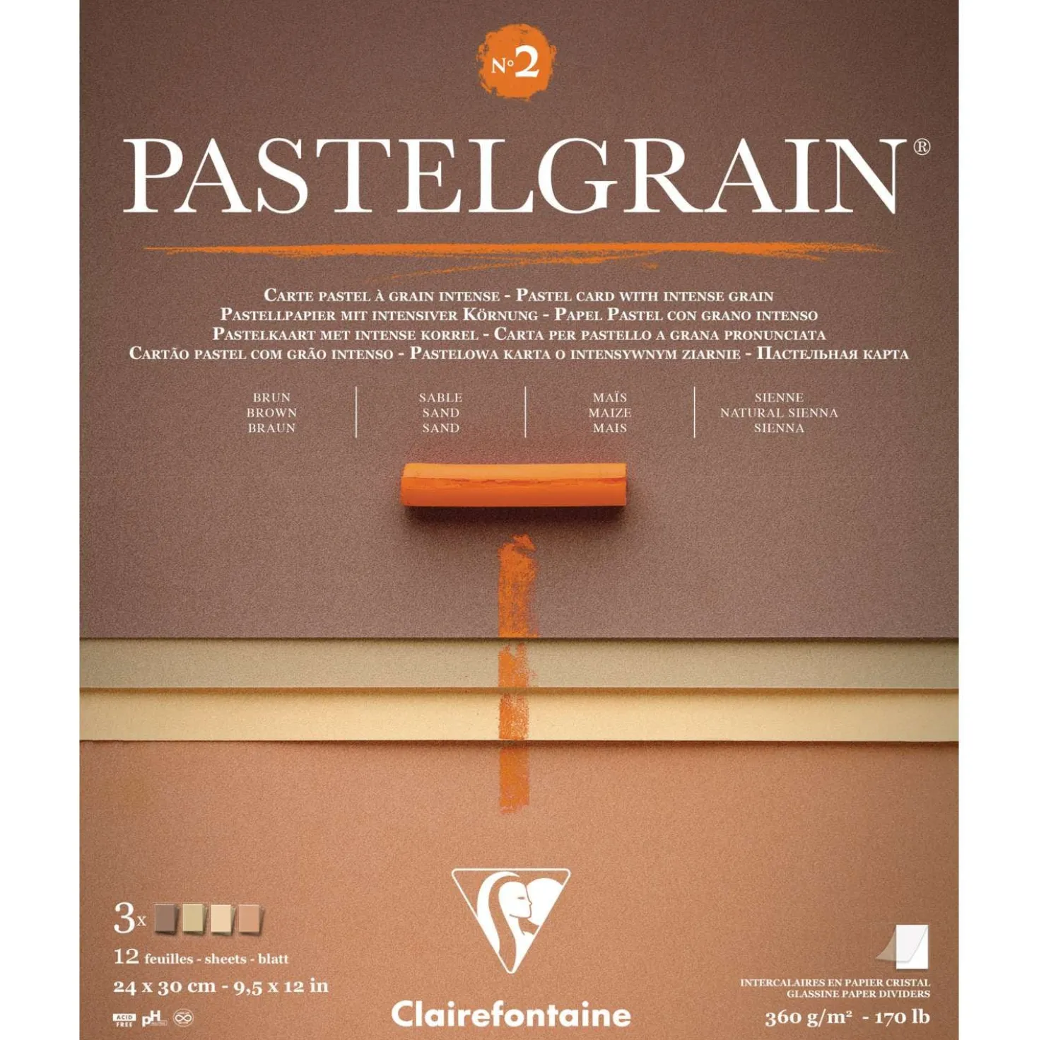 Clairefontaine PASTELGRAIN® Pastellblock