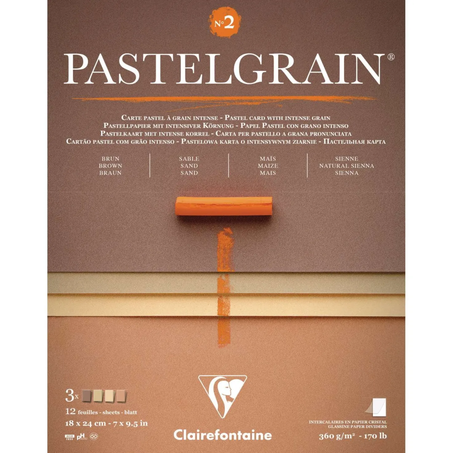 Clairefontaine PASTELGRAIN® Pastellblock