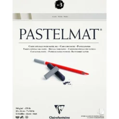 Clairefontaine PASTELMAT® Pastellblock, weiß