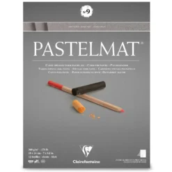 Clairefontaine PASTELMAT® Pastellblock N°9, dunkelgrau