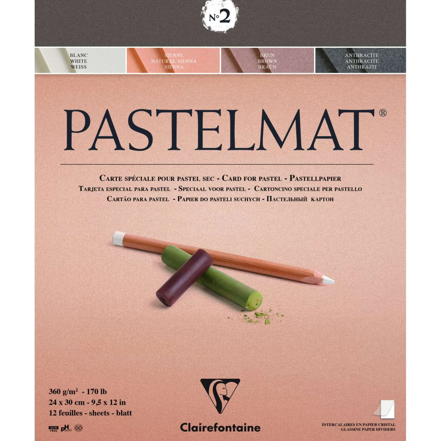 Clairefontaine PASTELMAT® Version 2Pastellmalblock
