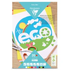 Clairefontaine Recycling Zeichenblock ECO, farbig