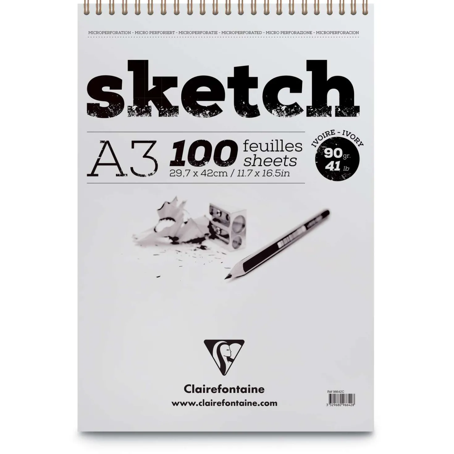 Clairefontaine Skizzenblock "Sketch"