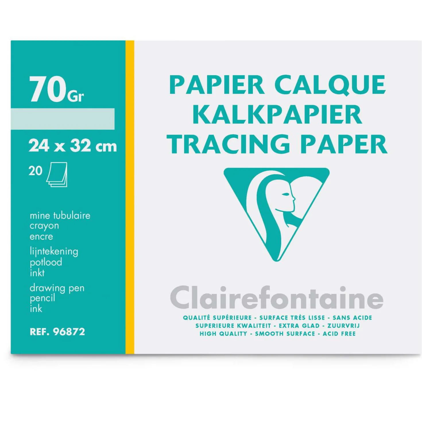 Clairefontaine Transparentpapier 70/75 g/qm