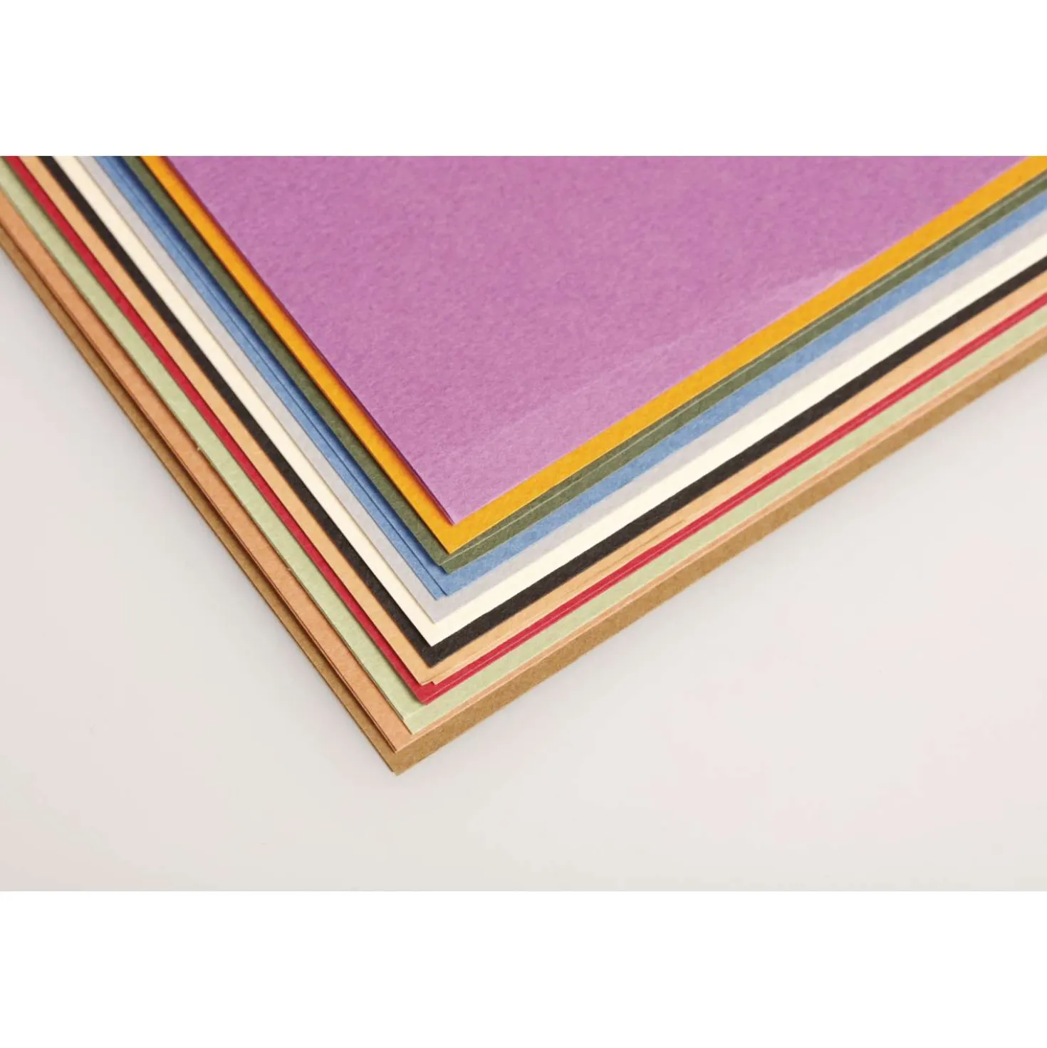 Clairefontaine TULIPE Bastelpapier, 24er-Sortiment Pastell-Farbtöne