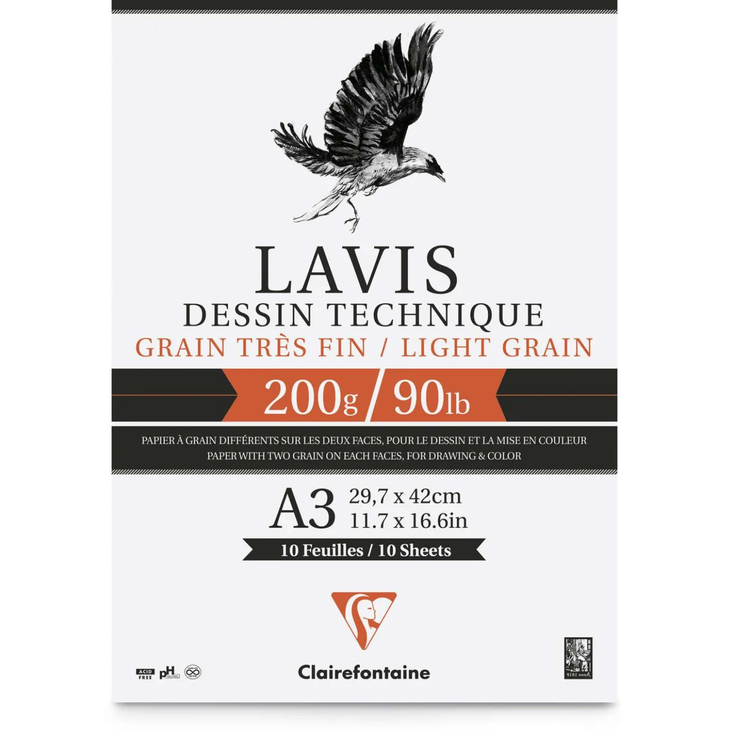 Clairefontaine Zeichenpapier Lavis Technique