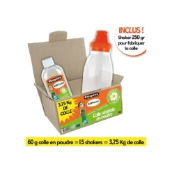 Cléopâtre BIOPulverkleber-Konzentrat mit Shaker