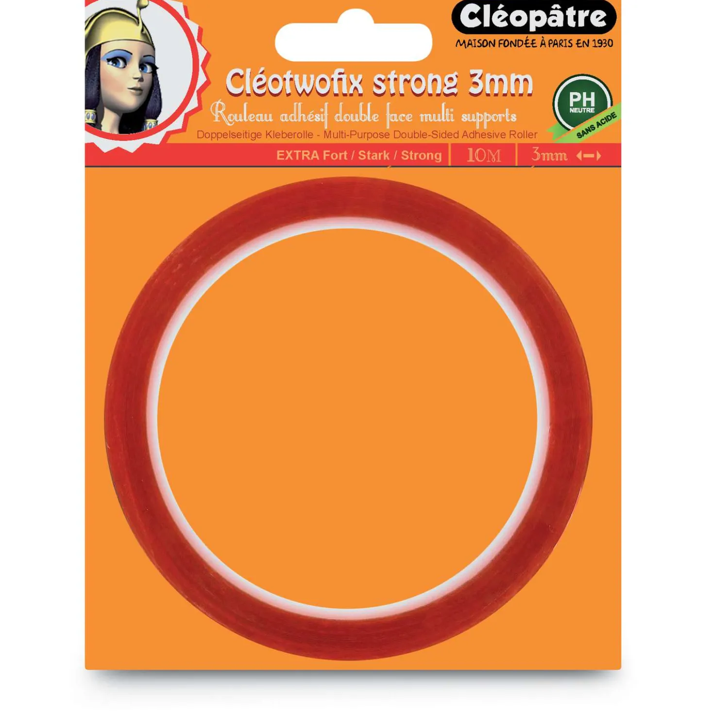 Cléopâtre Cléotwofix doppelseitiges Klebeband extra stark