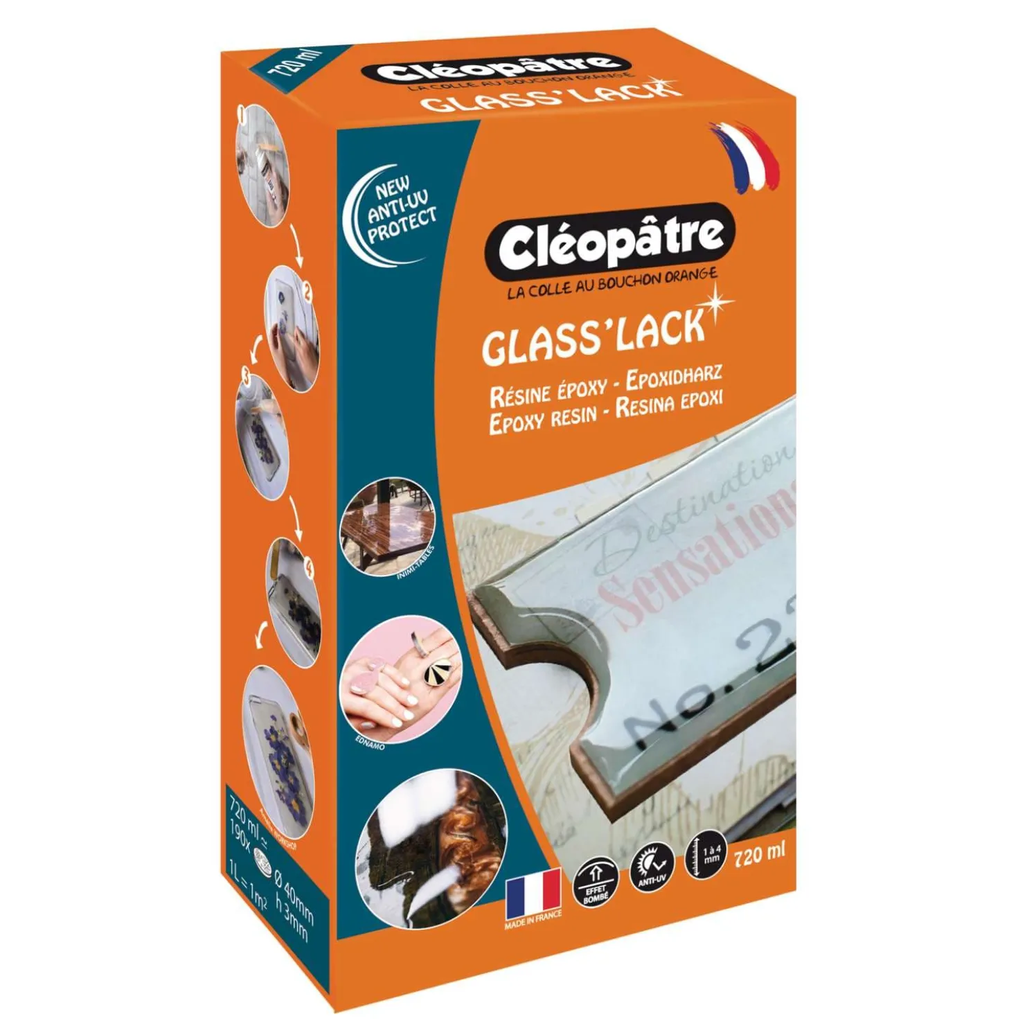 Cléopâtre Glass'Lack Epoxidharz
