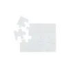 Cléopâtre rechteckeckiges Puzzle 12 Teile 19 x 24 x 0,2 cm Weiß