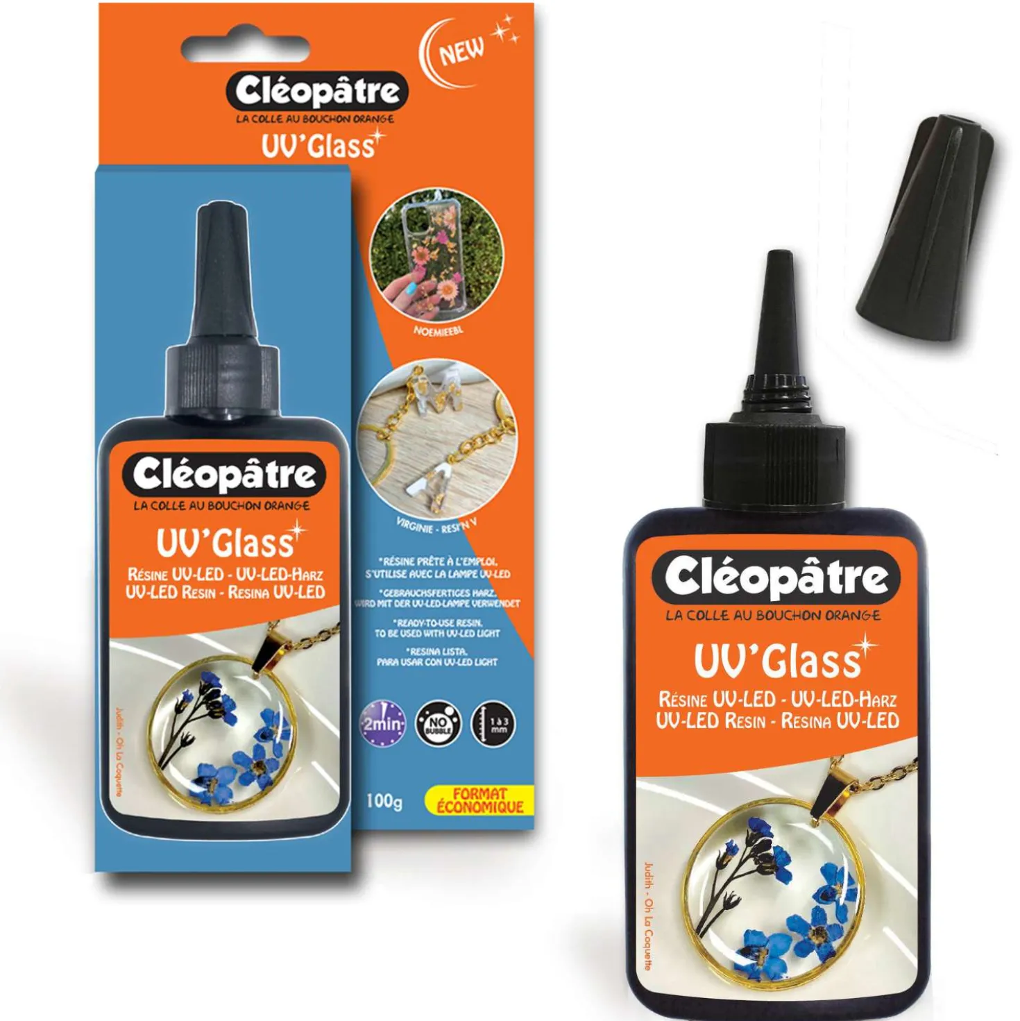 Cléopâtre Resin UV'Glass