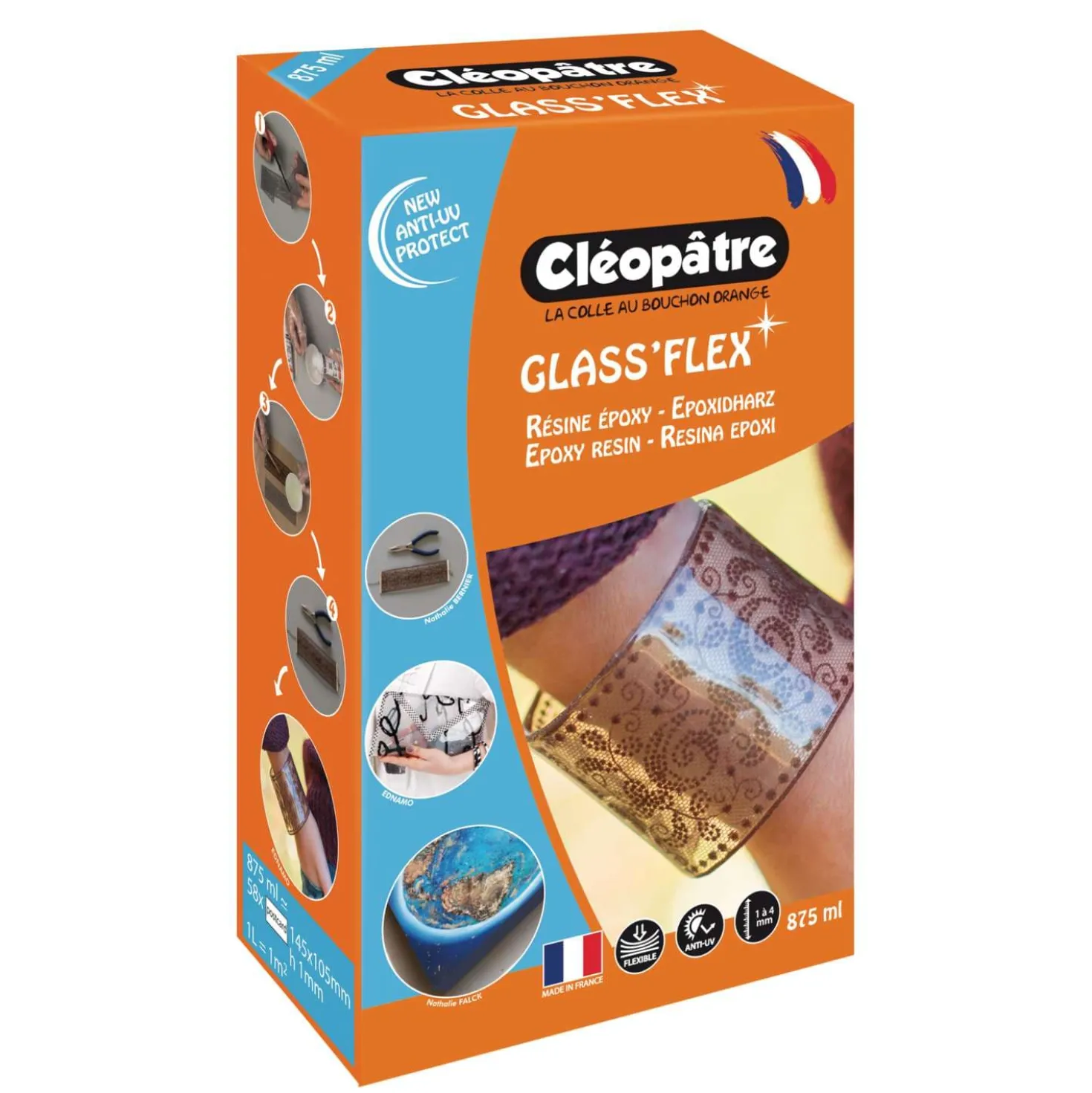 Cléopâtre Résine Glass 100 Epoxid-Überzugsharz