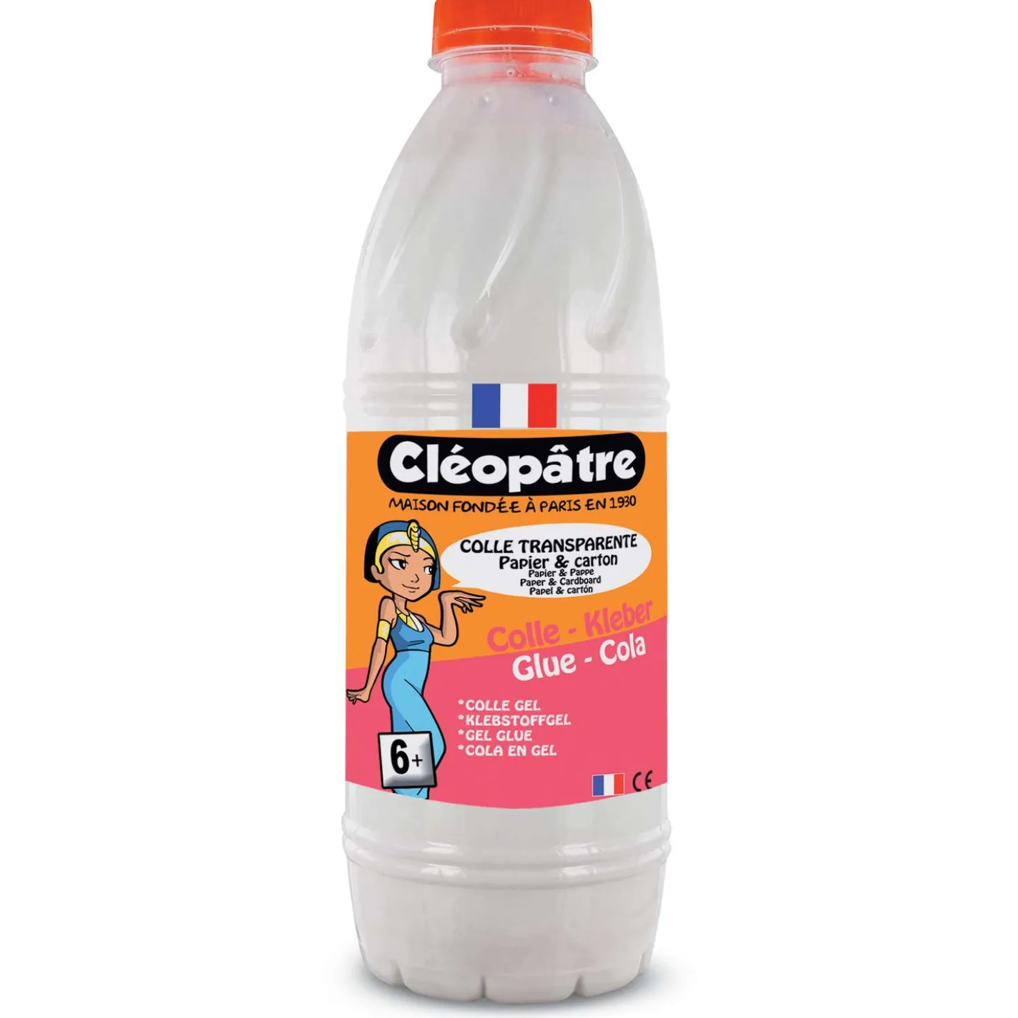 Cléopâtre transparenter Klebstoff
