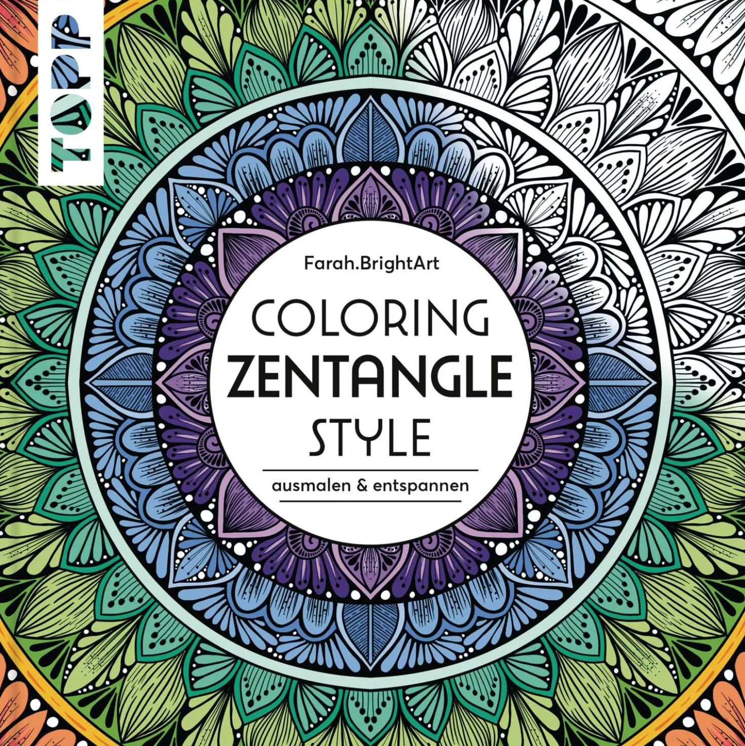 Coloring Zentangle-Style - Ausmalbuch