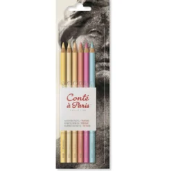 Conté à Paris™ Pastellstift Set, Portrait