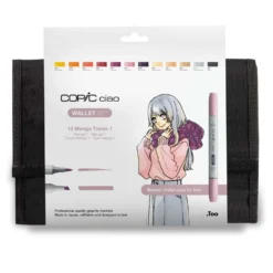 COPIC® ciao 12er Wallet-Set, Manga Tones 1