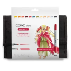 COPIC® ciao 12er Wallet-Set, Manga Tones 2