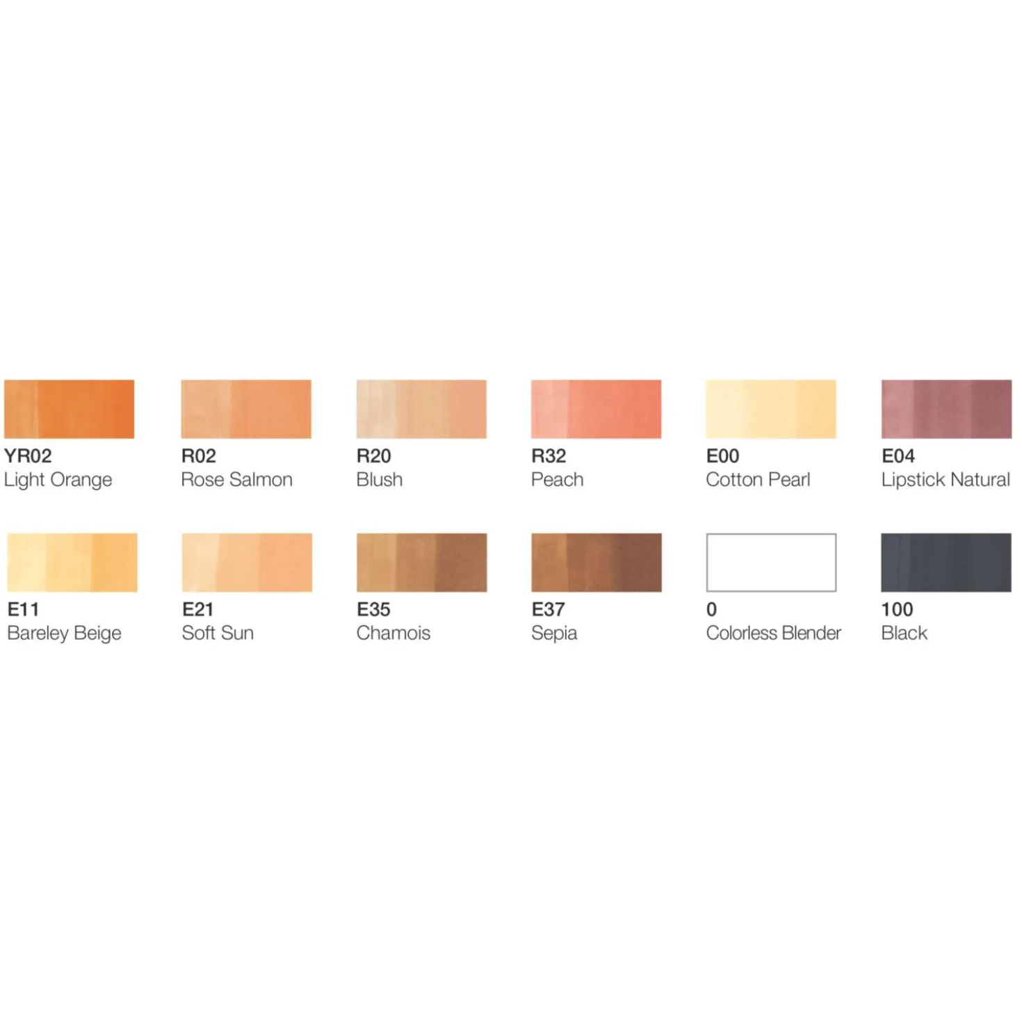 COPIC® ciao 12er Wallet-Set, Portrait Tones