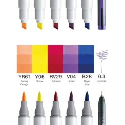 COPIC® ciao MANGA, 6er-Sets