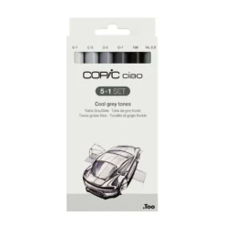 COPIC® ciao 5+1 Set, Grautöne