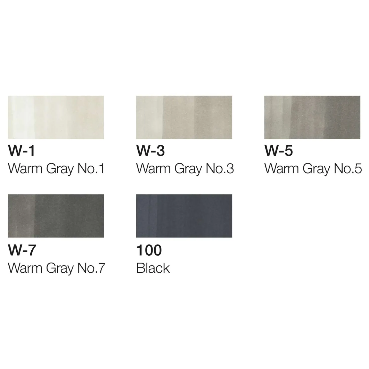 COPIC® ciao 5+1 Set Warme Grautöne