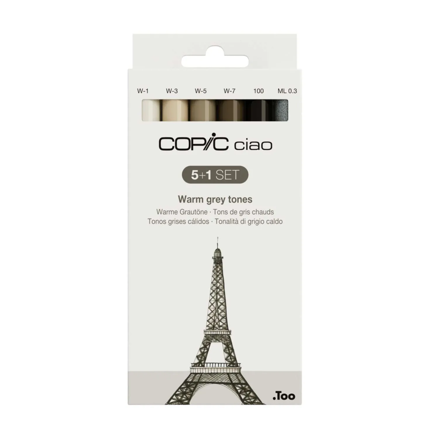 COPIC® ciao 5+1 Set Warme Grautöne
