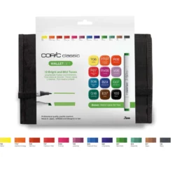 COPIC® classic Marker 12er Set Leuchtende Farben im Wallet