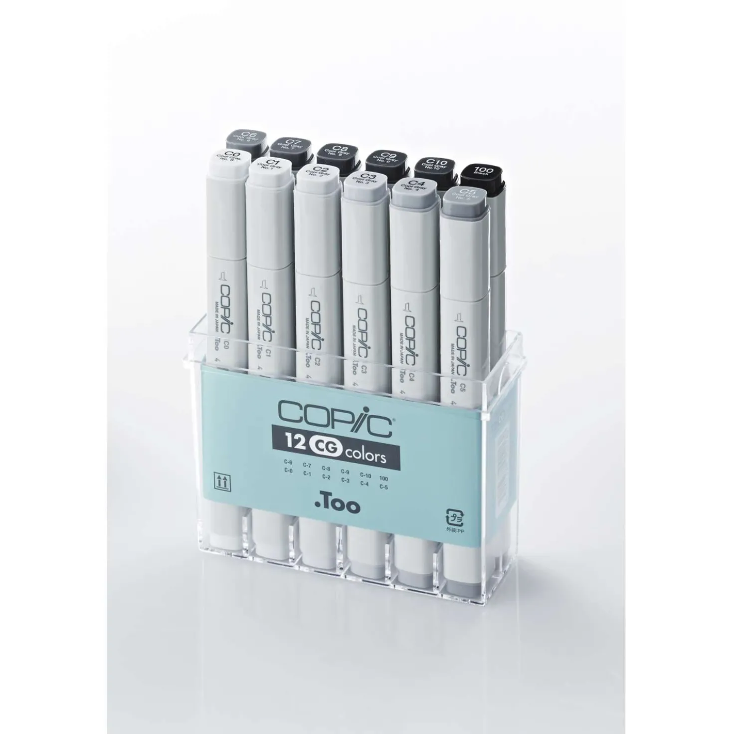 COPIC® classic Marker 12er Set TG Toner Gray