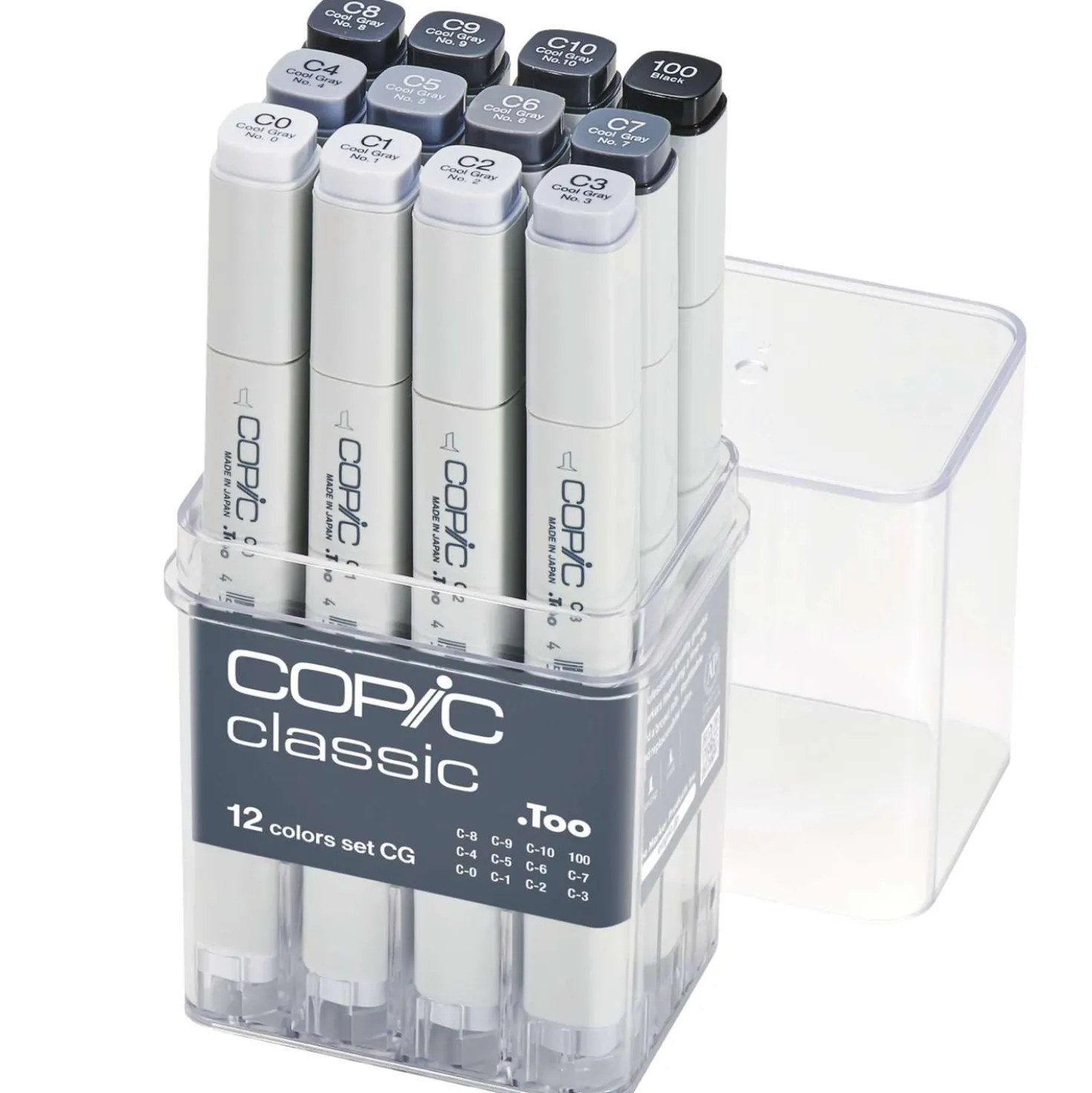 COPIC® classic Marker Grau-Set Cool Gray CG 12er