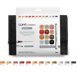 COPIC® classic Marker Set 12er Architektur-Farben im Wallet