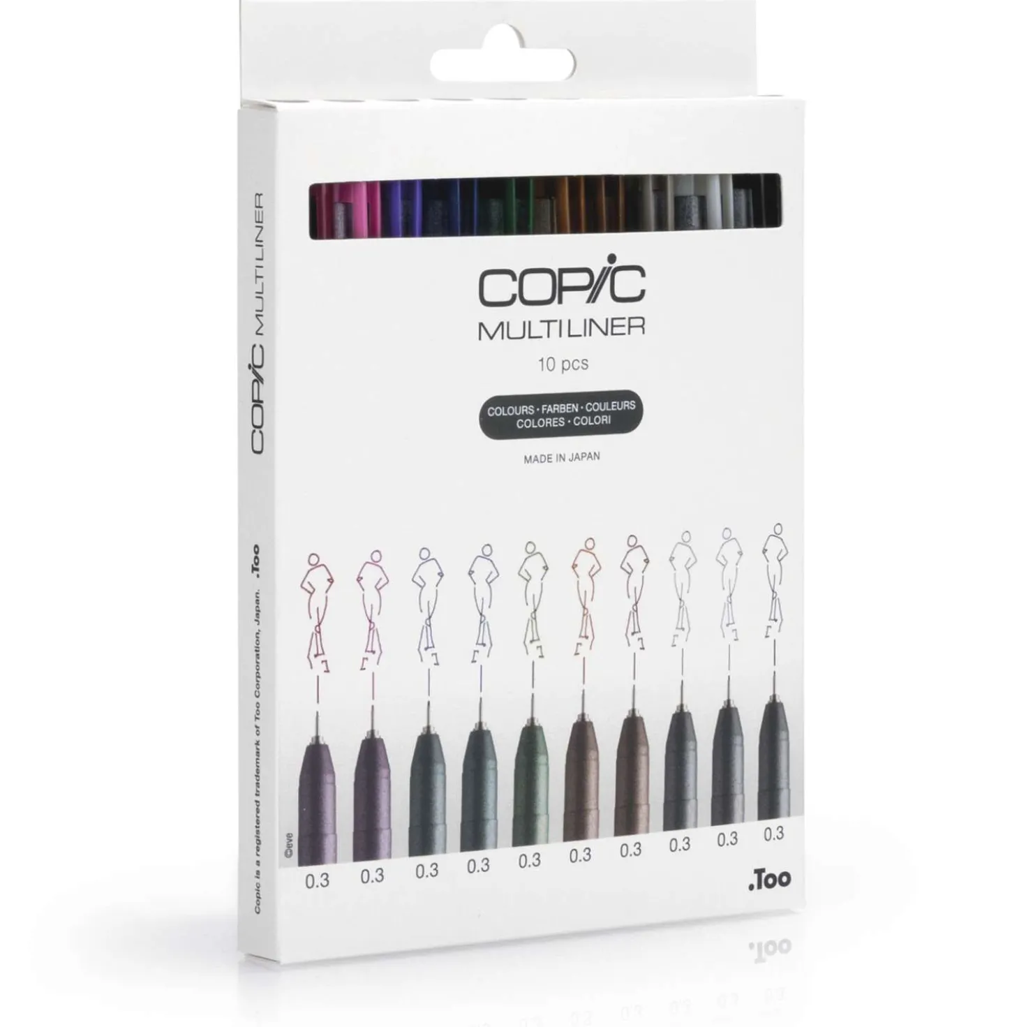 COPIC® Multiliner 10er-Set, farbig