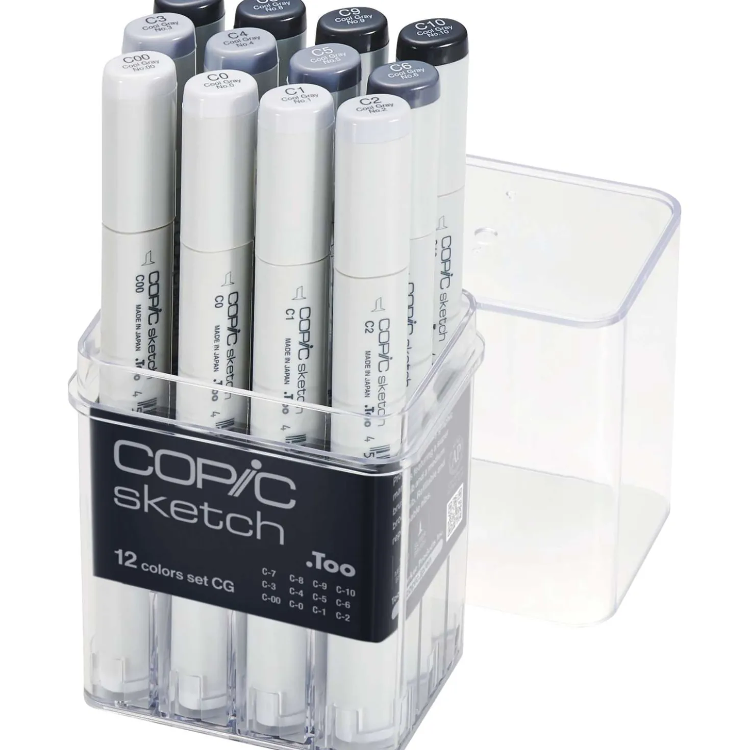COPIC® sketch Marker 12er Grautöne-Set CG