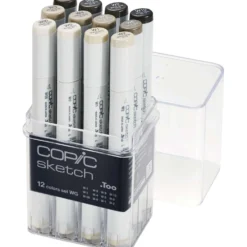 COPIC® sketch Marker 12er Grautöne-Set WG