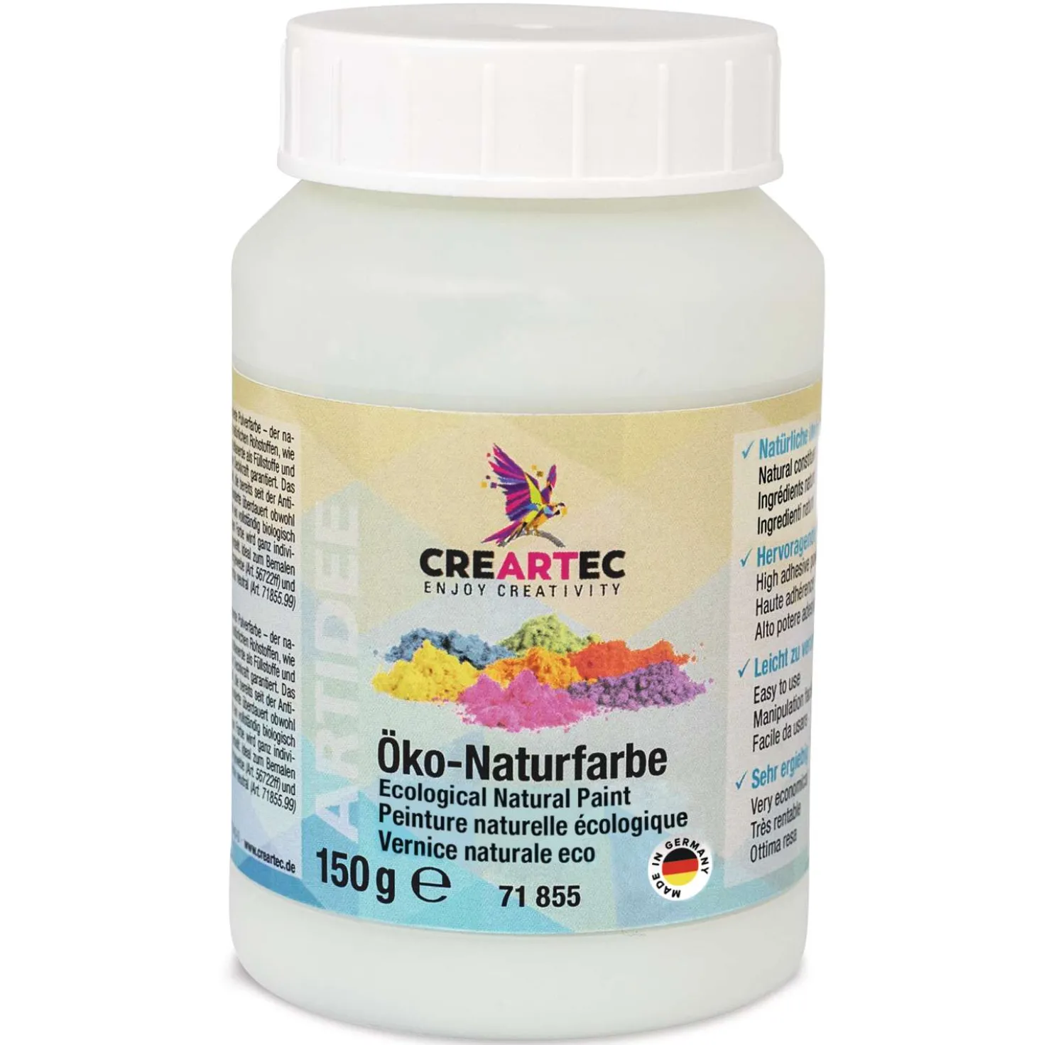 CREARTEC Öko-Naturfarbe in Pulverform
