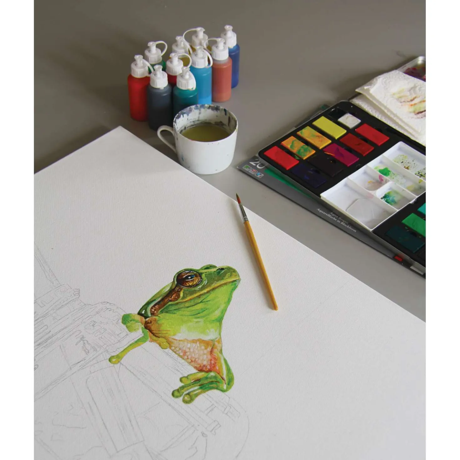 CRETACOLOR® Aqua Brique Aquarellfarben-Set
