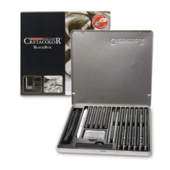 CRETACOLOR® Black Box, 20-teiliges Zeichenset