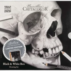CRETACOLOR® Black & White Box Skull, Limited Edition